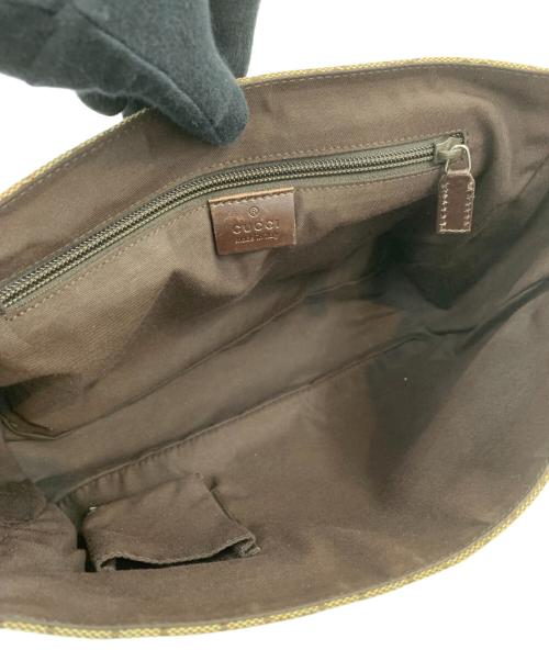 GUCCI（グッチ）GUCCI (グッチ) メッセンジャーバッグ GG ブラウンの古着・服飾アイテム