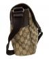 GUCCI (グッチ) メッセンジャーバッグ GG ブラウン：20000円