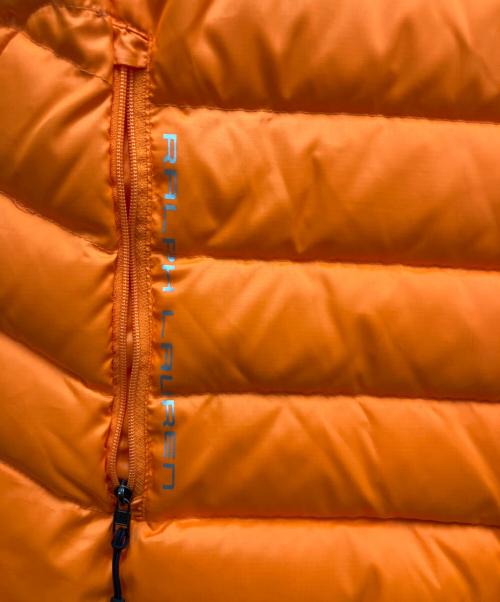 RLX RALPH LAUREN（アールエルエックスラルフローレン）RLX RALPH LAUREN (アールエルエックスラルフローレン) 中綿ベスト オレンジ×カーキ サイズ:Mの古着・服飾アイテム