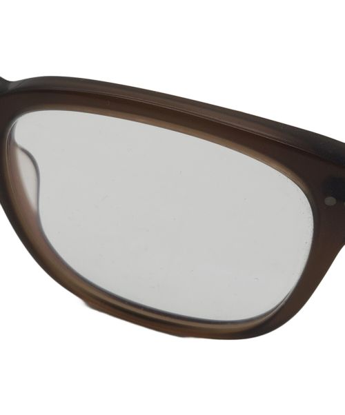 GARRETT LEIGHT CALIFORNIA（ギャレットレイトカリフォルニア）GARRETT LEIGHT CALIFORNIA (ギャレットレイトカリフォルニア) クリアサングラス ブラウン サイズ:47□23の古着・服飾アイテム