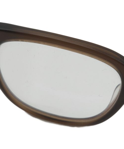 GARRETT LEIGHT CALIFORNIA（ギャレットレイトカリフォルニア）GARRETT LEIGHT CALIFORNIA (ギャレットレイトカリフォルニア) クリアサングラス ブラウン サイズ:47□23の古着・服飾アイテム