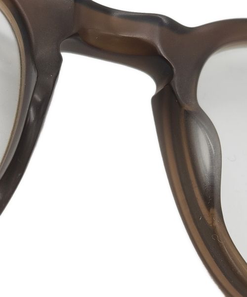 GARRETT LEIGHT CALIFORNIA（ギャレットレイトカリフォルニア）GARRETT LEIGHT CALIFORNIA (ギャレットレイトカリフォルニア) クリアサングラス ブラウン サイズ:47□23の古着・服飾アイテム