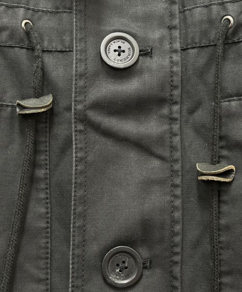 BURBERRY BLACK LABEL（バーバリーブラックレーベル）BURBERRY BLACK LABEL (バーバリーブラックレーベル) ライナー付モッズコート ブラック サイズ:SIZE Lの古着・服飾アイテム