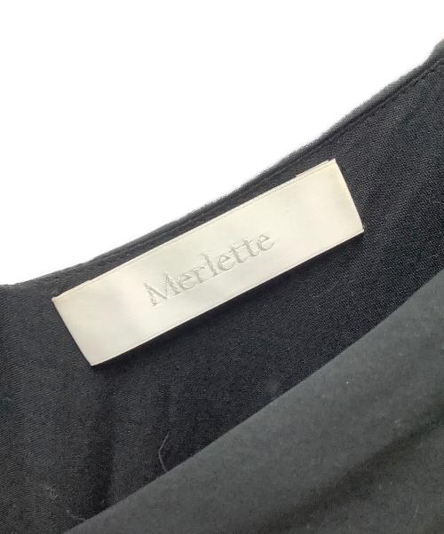 merlette（マーレット）merlette (マーレット) MILLER:ワンピース ブラック サイズ:SIZE　Fの古着・服飾アイテム
