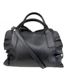 ripani（リパーニ）の古着「2WAYフリルショルダーバッグ」｜ブラック