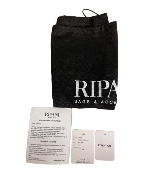 ripani（リパーニ）ripani (リパーニ) 2WAYフリルショルダーバッグ ブラックの古着・服飾アイテム