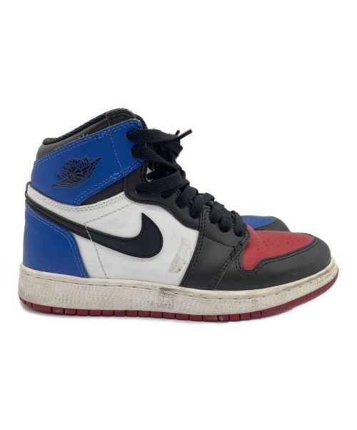 NIKE（ナイキ）NIKE (ナイキ)  本物鑑定 全額補償 安心取引 新品/未使用 Nike Air Jordan 1 Retro High Top 3 (ナイキ エアジョーダン1 レトロ ハイ トップ3)  ブラック×レッド サイズ:SIZE 23cmの古着・服飾アイテム