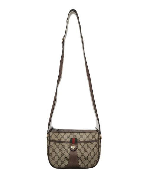 GUCCI（グッチ）GUCCI (グッチ) ショルダーポーチ ブラウンの古着・服飾アイテム
