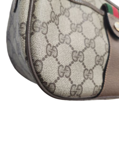 GUCCI（グッチ）GUCCI (グッチ) ショルダーポーチ ブラウンの古着・服飾アイテム