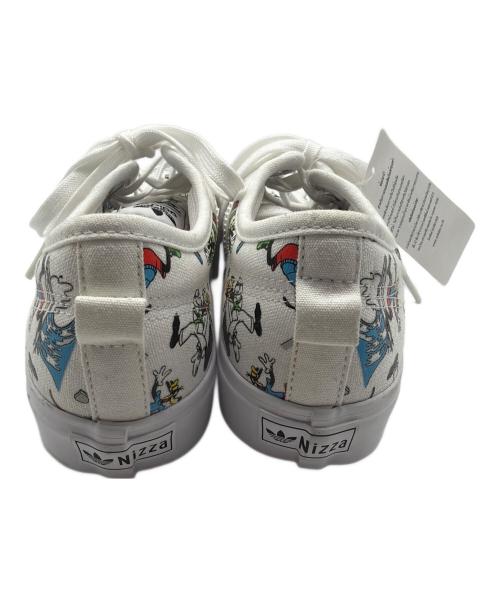 adidas（アディダス）adidas (アディダス) キャンバススニーカー ホワイト サイズ:25cmの古着・服飾アイテム