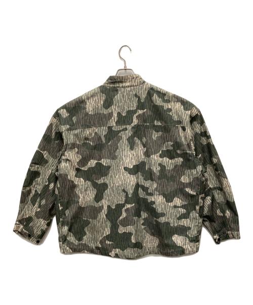TIGHTBOOTH PRODUCTION（タイトブースプロダクション）TIGHTBOOTH PRODUCTION (タイトブースプロダクション) カモフラ柄ジップアップジャケット カーキ サイズ:Lの古着・服飾アイテム