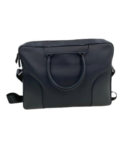 dunhill（ダンヒル）dunhill (ダンヒル) 2WAYブリーフケース ネイビーの古着・服飾アイテム