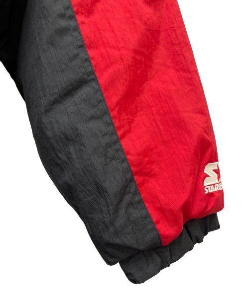 STARTER（スターター）STARTER (スターター) アノラックパーカー ブラック×レッド×イエロー サイズ:SIZE Lの古着・服飾アイテム