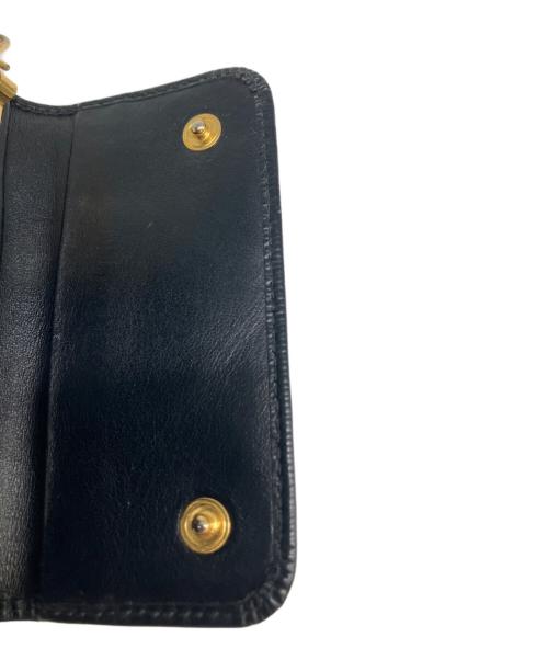 PRADA（プラダ）PRADA (プラダ) 6連キーケース　	サフィアーノ ブラックの古着・服飾アイテム