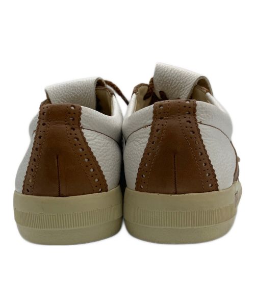 BALLY（バリー）BALLY (バリー) ゴルフシューズ ホワイト×ブラウン サイズ:25cmの古着・服飾アイテム