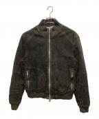 DEUS EX MACHINAデウス エクス マキナ）の古着「シープレザーブルゾン」｜ブラウン