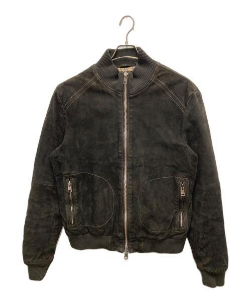 DEUS EX MACHINA（デウス エクス マキナ）DEUS EX MACHINA (デウス エクス マキナ) シープレザーブルゾン ブラウン サイズ:Lの古着・服飾アイテム