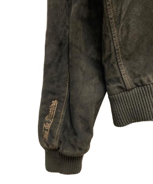 DEUS EX MACHINA（デウス エクス マキナ）DEUS EX MACHINA (デウス エクス マキナ) シープレザーブルゾン ブラウン サイズ:Lの古着・服飾アイテム