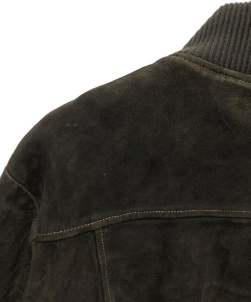 DEUS EX MACHINA（デウス エクス マキナ）DEUS EX MACHINA (デウス エクス マキナ) シープレザーブルゾン ブラウン サイズ:Lの古着・服飾アイテム