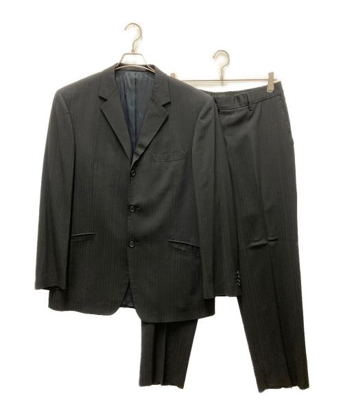 VERSACE（ヴェルサーチェ）VERSACE (ヴェルサーチェ) セットアップスーツ ブラック サイズ:52Rの古着・服飾アイテム