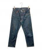 EVISUエヴィス）の古着「デニムパンツ」｜ネイビー