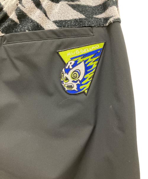 RUSSELUNO（ラッセルノ）RUSSELUNO (ラッセルノ) ゴルフパンツ ブラック サイズ:Lの古着・服飾アイテム