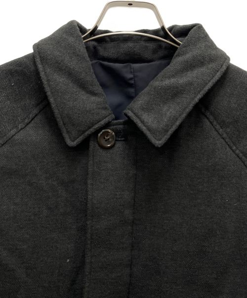 LOFTLABO（ロフトラボ）LOFTLABO (ロフトラボ) REVERSIBLE BALMACAAN DOWN COAT (リバーシブルバルマカーンダウンコート) ネイビー サイズ:SIZE 0の古着・服飾アイテム