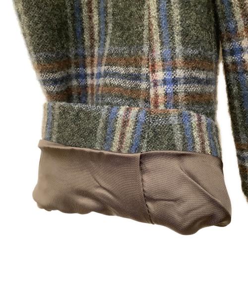 PAUL SMITH（ポールスミス）PAUL SMITH (ポールスミス) テーラードジャケット グリーン×ブラウン サイズ:Mの古着・服飾アイテム