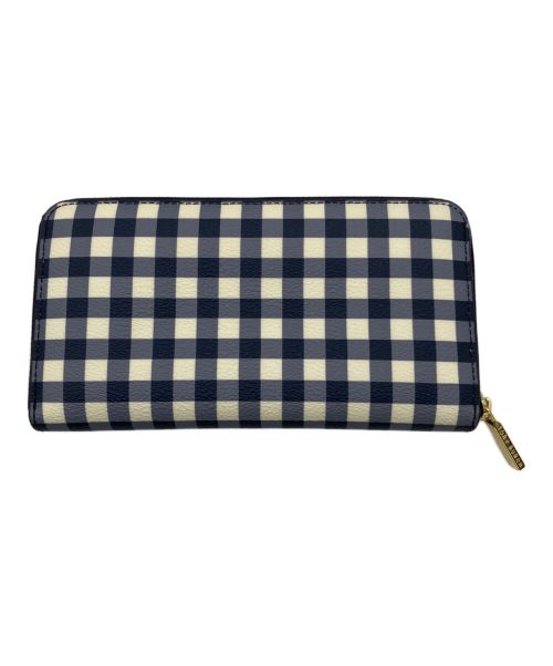 TORY BURCH（トリーバーチ）TORY BURCH (トリーバーチ) ラウンドファスナー財布 ネイビーの古着・服飾アイテム