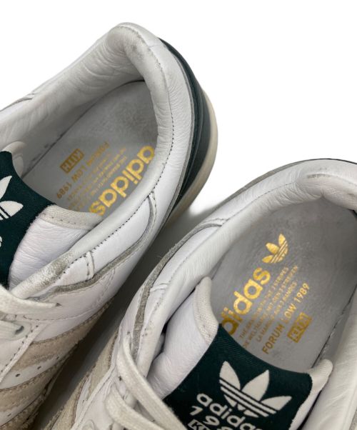 adidas（アディダス）adidas (アディダス) KITH (キス) スニーカー ホワイト×グリーン サイズ:27の古着・服飾アイテム