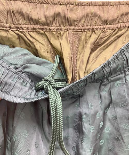 TOGA VIRILIS（トーガ ビリリース）TOGA VIRILIS (トーガ ビリリース) ジャガードイージーパンツ　JACQUARD EASY PANTS グリーン×ブルー サイズ:SIZE Lの古着・服飾アイテム