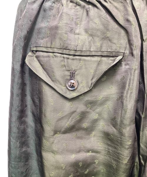 TOGA VIRILIS（トーガ ビリリース）TOGA VIRILIS (トーガ ビリリース) ジャガードイージーパンツ　JACQUARD EASY PANTS グリーン×ブルー サイズ:SIZE Lの古着・服飾アイテム