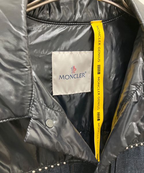 MONCLER GENIUS（モンクレール ジーニアス）MONCLER GENIUS (モンクレール ジーニアス) 切替デニムジャケット ネイビー サイズ:1の古着・服飾アイテム