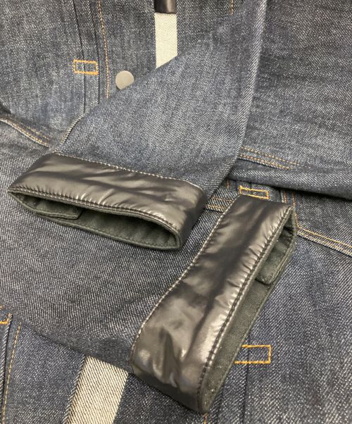 MONCLER GENIUS（モンクレール ジーニアス）MONCLER GENIUS (モンクレール ジーニアス) 切替デニムジャケット ネイビー サイズ:1の古着・服飾アイテム