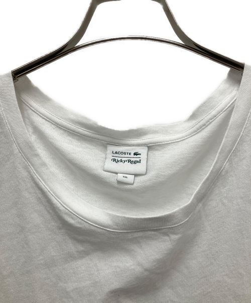 LACOSTE（ラコステ）LACOSTE (ラコステ) 半袖Tシャツ ホワイト サイズ:XXLの古着・服飾アイテム