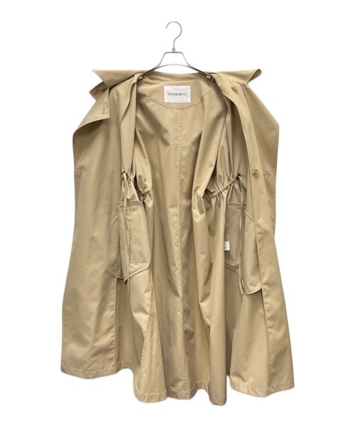 Plage（プラージュ）Plage (プラージュ) VACHEMENT (ヴァシュモン) 【VACHEMENT/ヴァシュモン】R/TAFFETA トレンチコート ベージュ サイズ:FREEの古着・服飾アイテム