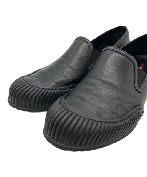 PRADA（プラダ）PRADA (プラダ) レザーシューズ ブラック サイズ:38の古着・服飾アイテム