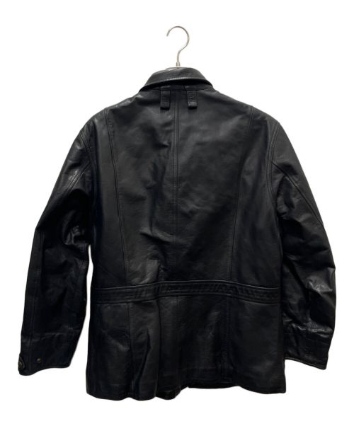 POLO RALPH LAUREN（ポロ・ラルフローレン）POLO RALPH LAUREN (ポロ・ラルフローレン) ゴートレザーコート ブラック サイズ:SIZE Lの古着・服飾アイテム