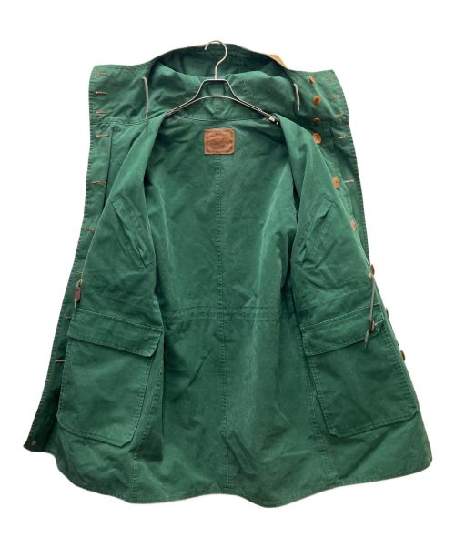 POLO RALPHLAUREN SPORTSMAN（ポロラルフローレンスポーツマン）POLO RALPHLAUREN SPORTSMAN (ポロラルフローレンスポーツマン) リバーシブル ダック フィールドパーカー グリーン×ブラウン サイズ:SIZE Mの古着・服飾アイテム