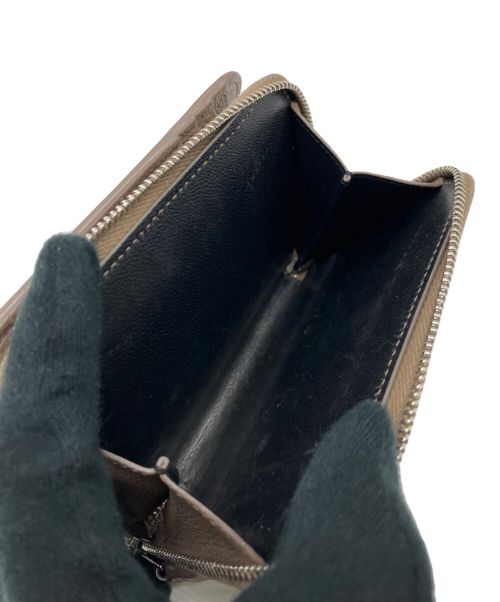 Saint Laurent Paris（サンローランパリ）Saint Laurent Paris (サンローランパリ) 2つ折り財布 ブラウンの古着・服飾アイテム