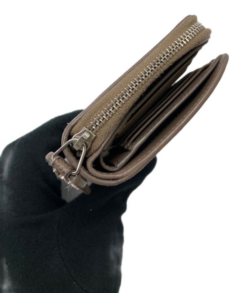 Saint Laurent Paris（サンローランパリ）Saint Laurent Paris (サンローランパリ) 2つ折り財布 ブラウンの古着・服飾アイテム