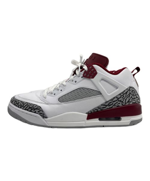 NIKE（ナイキ）NIKE JORDAN SPIZIKE LOW WHITE/WOLF GRAY/ANTHRACITE/TEAM RED( ナイキ ジョーダン スパイジーク ロー ホワイト/ウルフグレー/アンスラサイト/チームレッド)の古着・服飾アイテム