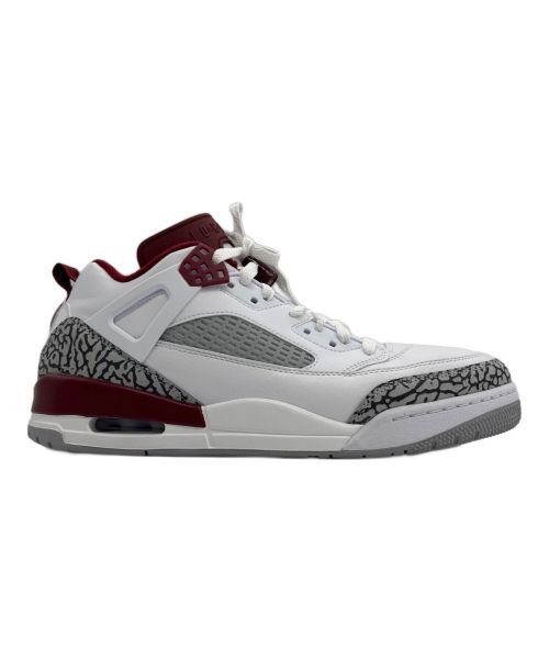 NIKE（ナイキ）NIKE JORDAN SPIZIKE LOW WHITE/WOLF GRAY/ANTHRACITE/TEAM RED( ナイキ ジョーダン スパイジーク ロー ホワイト/ウルフグレー/アンスラサイト/チームレッド)の古着・服飾アイテム