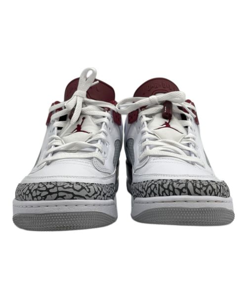NIKE（ナイキ）NIKE JORDAN SPIZIKE LOW WHITE/WOLF GRAY/ANTHRACITE/TEAM RED( ナイキ ジョーダン スパイジーク ロー ホワイト/ウルフグレー/アンスラサイト/チームレッド)の古着・服飾アイテム