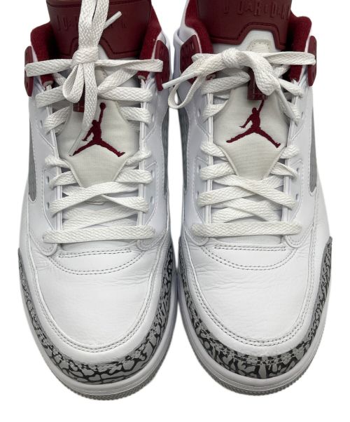 NIKE（ナイキ）NIKE JORDAN SPIZIKE LOW WHITE/WOLF GRAY/ANTHRACITE/TEAM RED( ナイキ ジョーダン スパイジーク ロー ホワイト/ウルフグレー/アンスラサイト/チームレッド)の古着・服飾アイテム