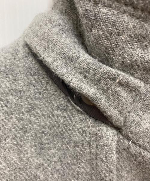 BURBERRY BLUE LABEL（バーバリーロンドンブルーレーベル）BURBERRY BLUE LABEL (バーバリーロンドンブルーレーベル) ウールアンゴラ混コート グレー サイズ:SIZE Ｍの古着・服飾アイテム