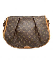 LOUIS VUITTON（ルイ ヴィトン）の古着「ショルダーバッグ モノグラム メニルモンタンPM」｜ブラウン