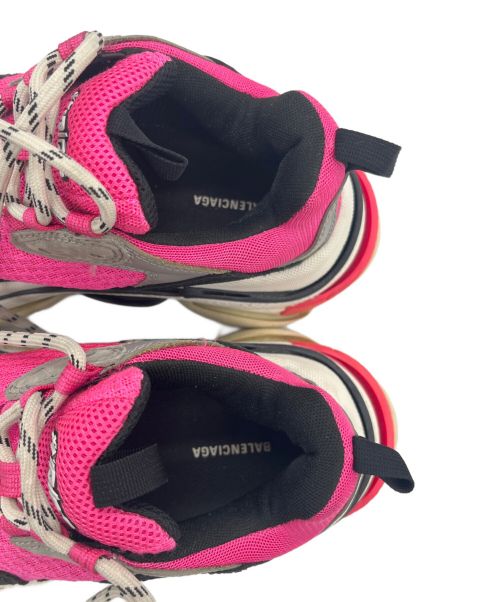 BALENCIAGA（バレンシアガ）BALENCIAGA (バレンシアガ) TRIPLE S SNEAKERS(トリプル S スニーカー) ピンク×ブラック サイズ:SIZE 24.5cmの古着・服飾アイテム