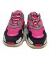 BALENCIAGA (バレンシアガ) TRIPLE S SNEAKERS(トリプル S スニーカー) ピンク×ブラック サイズ:SIZE 24.5cm：19000円