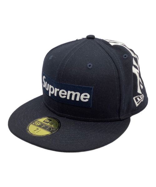 SUPREME（シュプリーム）Supreme (シュプリーム) New Era (ニューエラ) キャップ ネイビー サイズ:7 1/2の古着・服飾アイテム